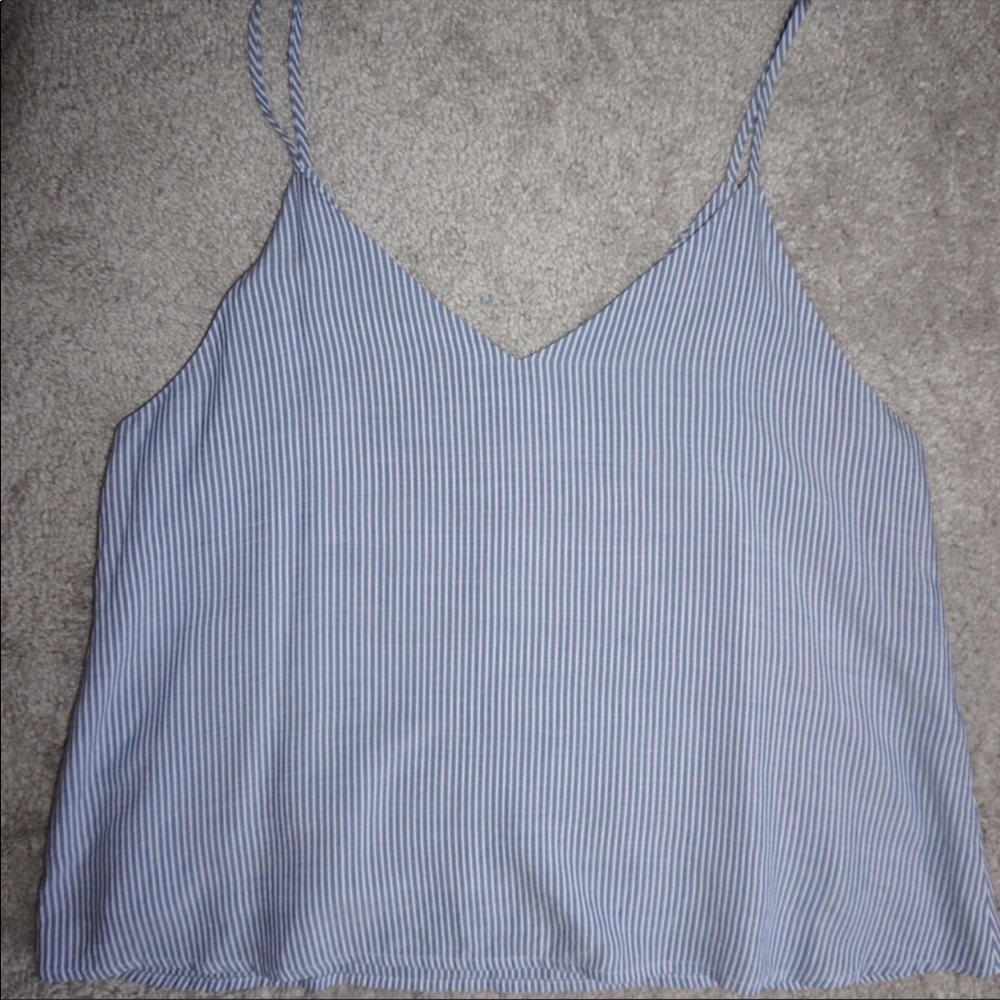 Blue & White Top